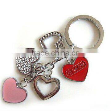 Rhinestone Love Connected Key Chain