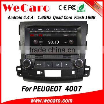 Wecaro Factory touch screen for peugeot 4007 dvd player navigation system