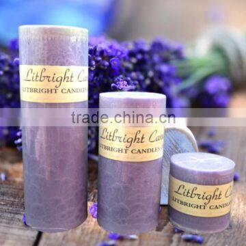 home decoration pillar candles