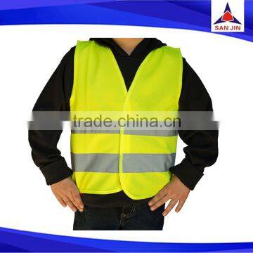 Pink Safety Vest With Hook and Loop Fastener for Wholesale