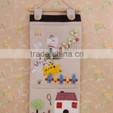 Over The Wall Hanging Shoe Organizer/ Lovly Cartoon Fabric Organizer photo-2