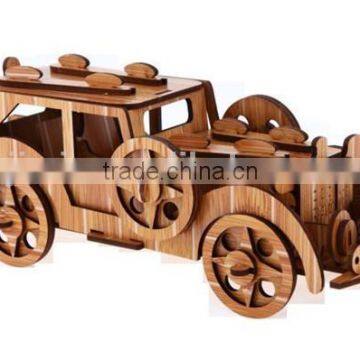 3d car wooden puzzle game