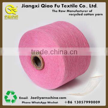 Carded recycled knitting fabric yarn dyed cotton yarn for hammock yarn Export to Sounth America