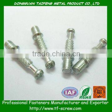 nickel plated serriation and clamping screw with connector screw