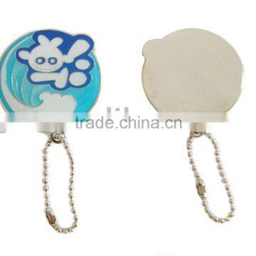 The cute design metal mobile phone keyrings