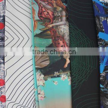 94%Poly 4%SP knitted Scuba printed fabric