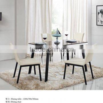 Glass top dining table plexiglass dining table for home