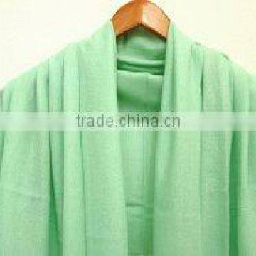 Light Green Color Cashmere Shawl