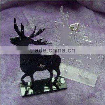 deer acrylic earring display