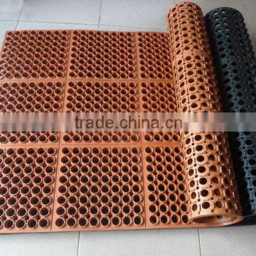 Anti Slip Rubber Floor Matting With Drainage Holes 5 ft. x 3 ft