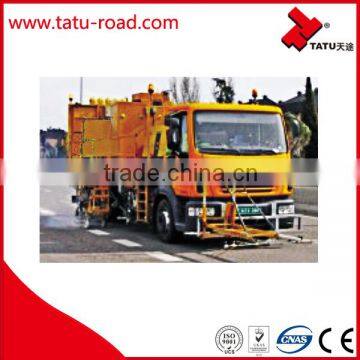 Large Thermoplastic Screeding Marking Truck