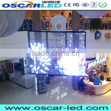 Soft Transparent Led Glass XW5 Led Display Video Screen Commercial Wall Led Board Curtain Led Indoor /outdoor Display photo-3