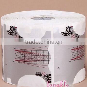 500 Big Salon Silver Nail Forms photo-3