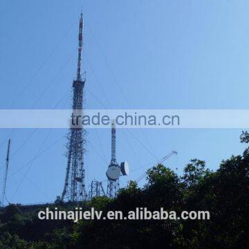 Attractive and durable classical steel pole broadcast tv tower