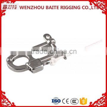 Stainless Steel AISI 304 316 100MM Length European style Quick Release Shackle Adjustable Shackle