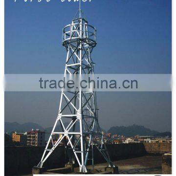 types of telecommunication monopole galvanized steel tower