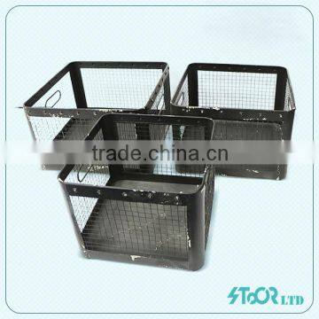 Garage Storage Metal basket,Supermarket Storage Baskets