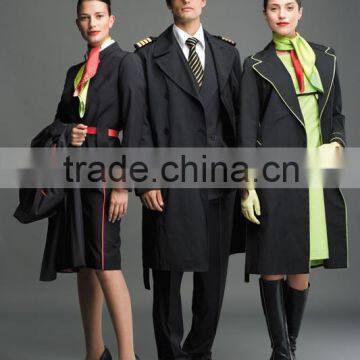 HOT SELL!!!2015 Airline Pilot Uniform And Airlines Stewardess Uniform