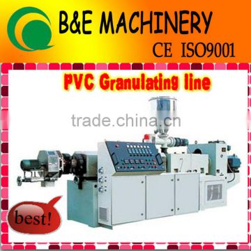 PVC Hot Cutting pelletizing production line/plastic granules