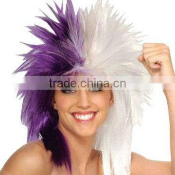 wholesales carnival wigs football fans wig hair for party W-1008