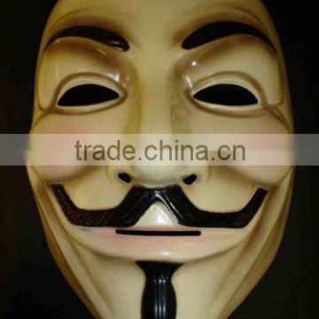 Official V for Vendetta Mask Guy Fawkes Anonymous Halloween fancy dress costume MK109