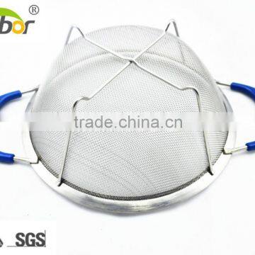 New design Stainless steel colander/mesh baket/rice colander China factory export