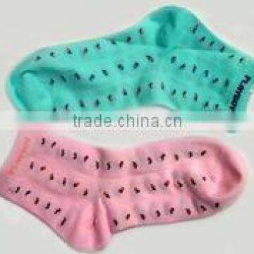 Cotton jacquard socks