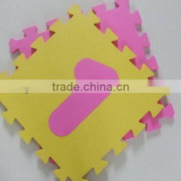 Eco-friendly eva foam interlocking floor mats