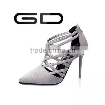 GDSHOE New arrival fashion 9cm high heel shoes latest high heel shoes for girls.