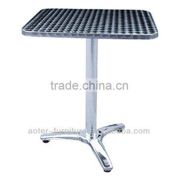 2016 Guangdong stainless steel square modern dining tables