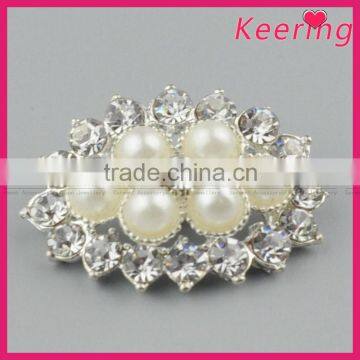 Wholesale white pearl button for DIY WBK-1490