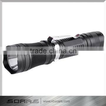 Powerful cree xp-e rechargeable aluminium flashlight