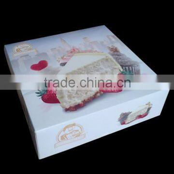 Custom printed cardboard cake box