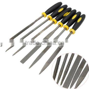 6pcs Metal File Mini Assorted Rasp Diamond Needle File Repair Tool Jewelry Wood Grinding