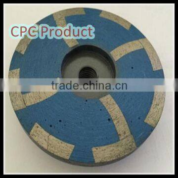 4 inch resin filled diamond cup grinding wheel