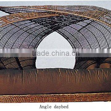 morden ourdoor wicker nestrest leisure garden furniture angle daybed