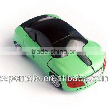 3D Car Shape 2.4G Mouse Wireless Optical Mice + USB Receiver for PC Laptop Red