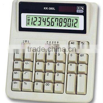 12-digit electronic computer keyboard jumbo calculator