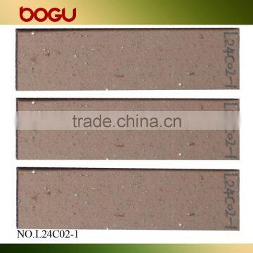 Rustic ceramic clinker tile wall cladding light brown high quality wall clinker tile wholesale 2016 china manufacturer