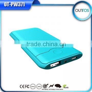 New Products 2016 Wholesale Portable Charger External Power Bank Without Cable Power