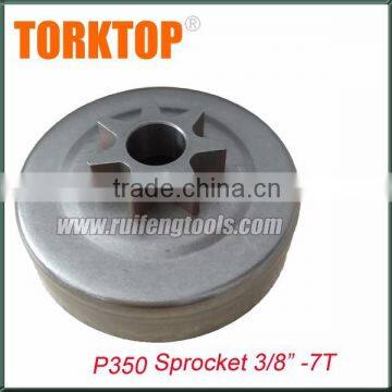 Chain saw spare parts P350 sprocket 3/8-7T