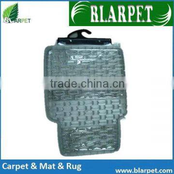 New style promotional anti-slip pvc solid car mat set