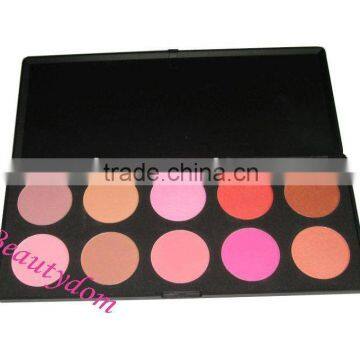 Hot! 10 Blush palette, 10 colors Professional Blusher cosmetic&makeup