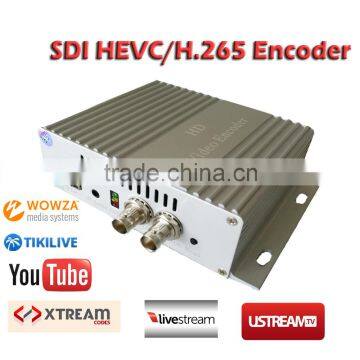 OEM with logo insertion single hd mi sdi to iptv encoder h.265 hevc encoder