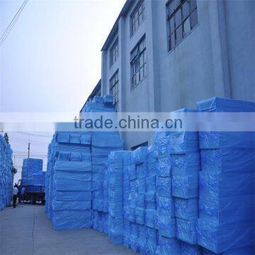 To use the floor heating polystyrene blocks for construction