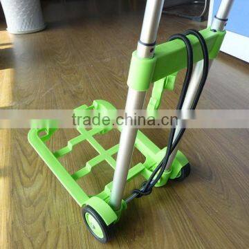 Plastic Colorful Portable Foldable Luggage Cart