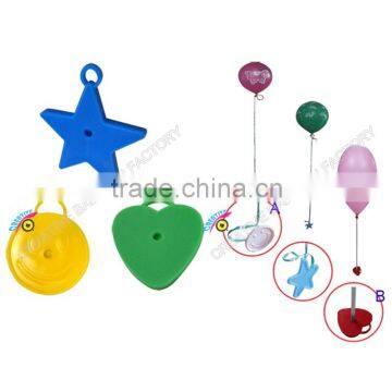 2015 different animal shaped plastic balloon weight