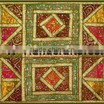 GORGEOUS ANTIQUE BANJARA PATCHWORK TAPESTRIES