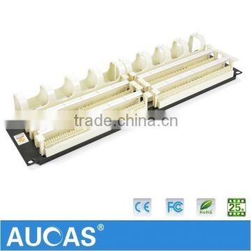 Aucas Panel 110 Type Patch Panel, 200 Pair Voice RJ11Telephone Patch Panel For Telephone Cable Factory Offer