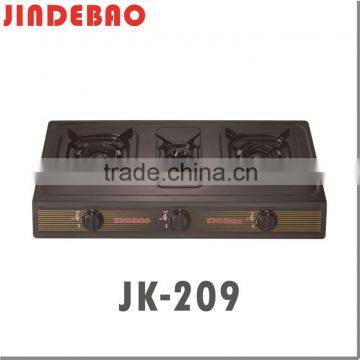 JK-209 2 burner gas stove gas cooker wok